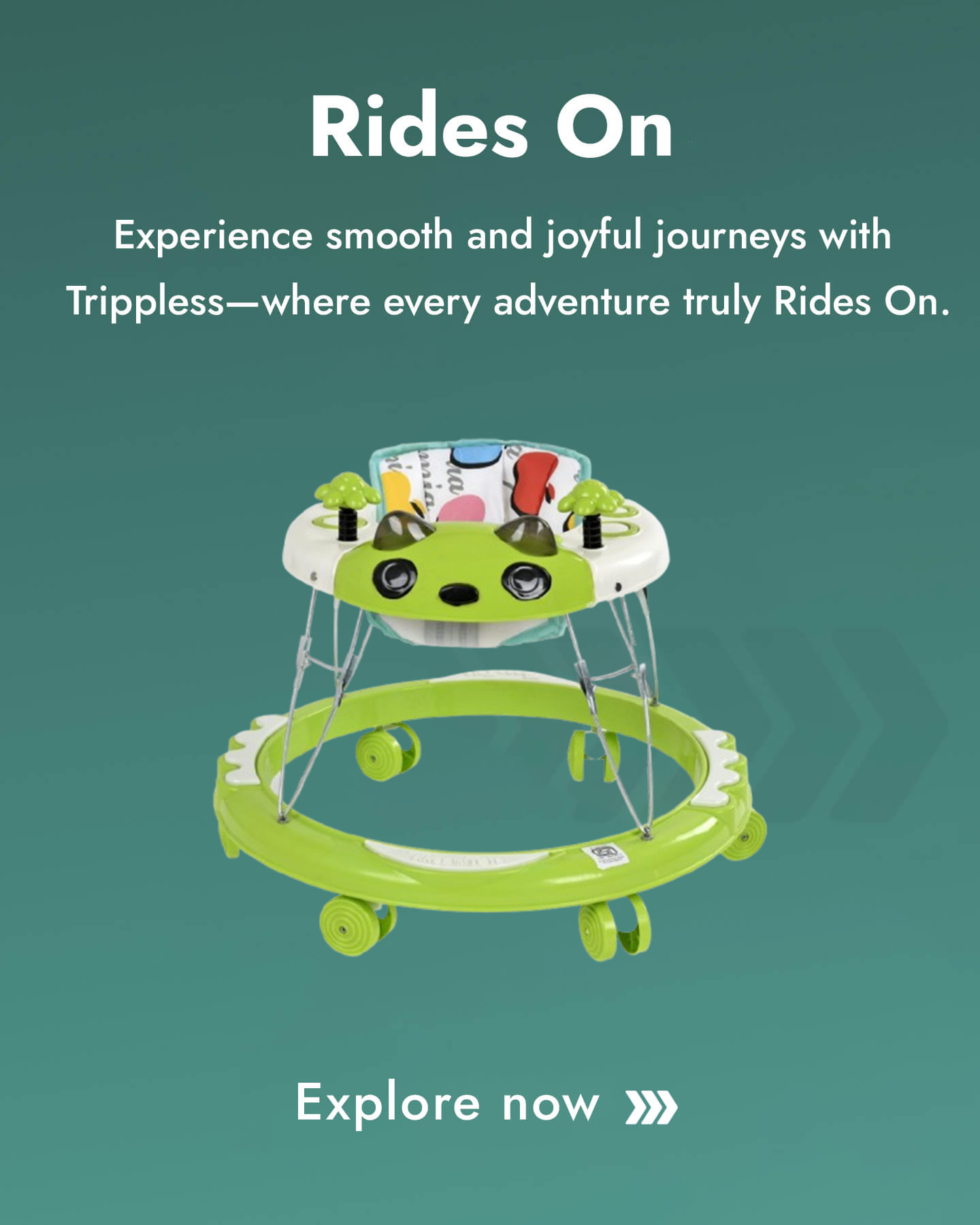 Toddler Ride On Pushbar Car — Baby Walker Ride On Toys by Tripple Ess Toys